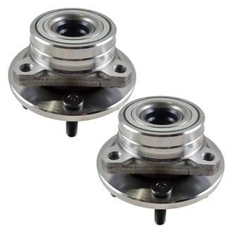 TRQ® - Front Driver and Passenger Side Wheel Bearing and Hub Assembly Kit