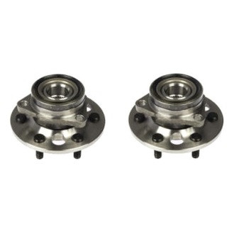 TRQ® - Front Driver and Passenger Side Wheel Bearing and Hub Assembly Kit
