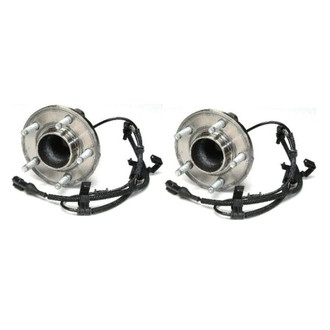 TRQ® - Front Driver and Passenger Side Wheel Bearing and Hub Assembly Kit
