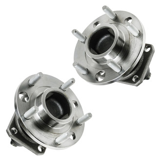 TRQ® - Front Driver and Passenger Side Wheel Bearing and Hub Assembly Kit