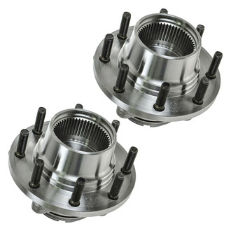 TRQ® - Front Driver and Passenger Side Wheel Bearing and Hub Assembly Kit