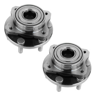 TRQ® - Front Driver and Passenger Side Wheel Bearing and Hub Assembly
