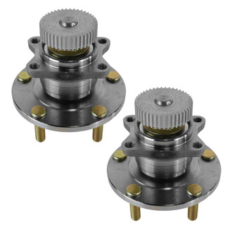 TRQ® - Rear Driver and Passenger Side Wheel Bearing and Hub Assembly Kit