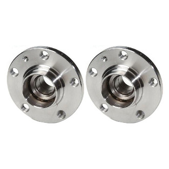 TRQ® - Rear Driver and Passenger Side Wheel Bearing and Hub Assembly Kit
