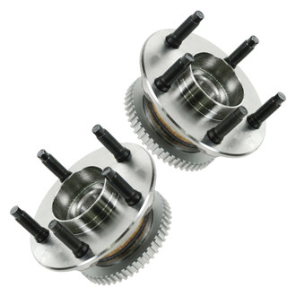TRQ® - Rear Driver and Passenger Side Wheel Bearing and Hub Assembly Kit