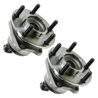 TRQ® - Rear Driver and Passenger Side Wheel Bearing and Hub Assembly Kit