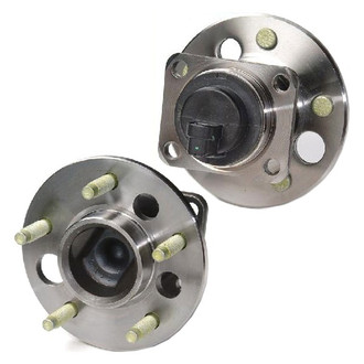 TRQ® - Rear Driver and Passenger Side Wheel Bearing and Hub Assembly Kit