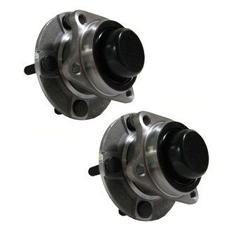TRQ® - Rear Driver and Passenger Side Wheel Bearing and Hub Assembly Kit