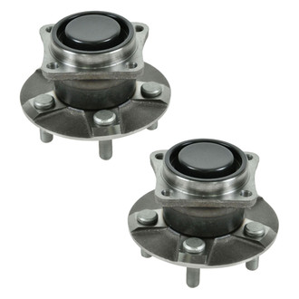 TRQ® - Rear Driver and Passenger Side Wheel Bearing and Hub Assembly Kit