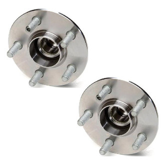TRQ® - Rear Driver and Passenger Side Wheel Bearing and Hub Assembly Kit