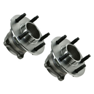 TRQ® - Rear Driver and Passenger Side Wheel Bearing and Hub Assembly Kit