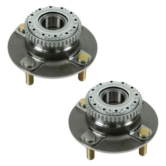 TRQ® - Rear Driver and Passenger Side Wheel Bearing and Hub Assembly Kit