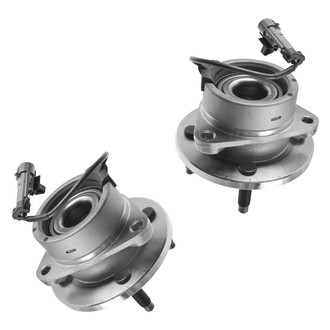 TRQ® - Front Driver and Passenger Side Wheel Bearing and Hub Assembly Kit