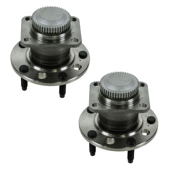 TRQ® - Front Driver and Passenger Side Wheel Bearing and Hub Assembly Kit