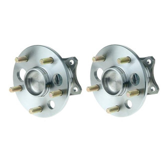 TRQ® - Rear Driver and Passenger Side Wheel Bearing and Hub Assembly Kit