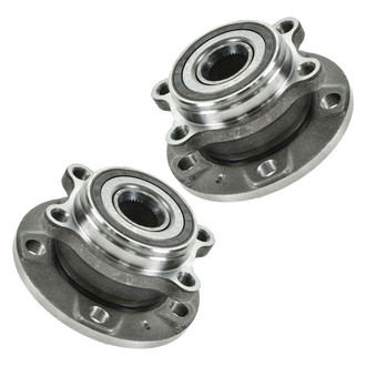 TRQ® - Front Driver and Passenger Side Wheel Bearing and Hub Assembly Kit