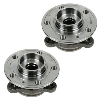 TRQ® - Front Driver and Passenger Side Wheel Bearing and Hub Assembly Kit
