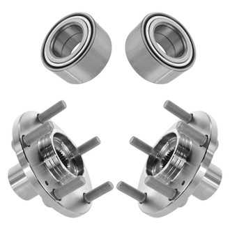 TRQ® - Front Driver or Passenger Side Wheel Bearing and Hub Assembly Kit