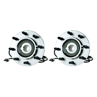 TRQ® - Front Driver and Passenger Side Wheel Bearing and Hub Assembly Kit