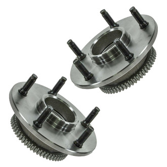 TRQ® - Front Driver and Passenger Side Wheel Bearing and Hub Assembly Kit