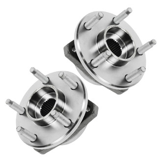 TRQ® - Front Driver and Passenger Side Wheel Bearing and Hub Assembly Kit