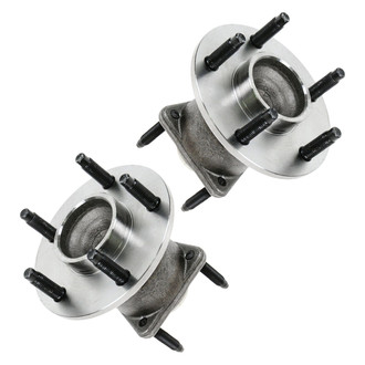 TRQ® - Rear Driver and Passenger Side Wheel Bearing and Hub Assembly Kit