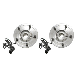 TRQ® - Rear Driver and Passenger Side Wheel Bearing and Hub Assembly Kit