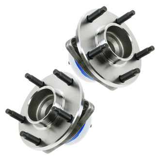 TRQ® - Front Driver and Passenger Side Wheel Bearing and Hub Assembly Kit