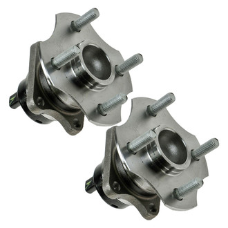 TRQ® - Rear Driver and Passenger Side Wheel Bearing and Hub Assembly Kit