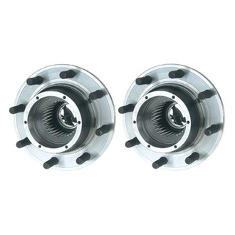 TRQ® - Front Driver and Passenger Side Wheel Bearing and Hub Assembly Kit