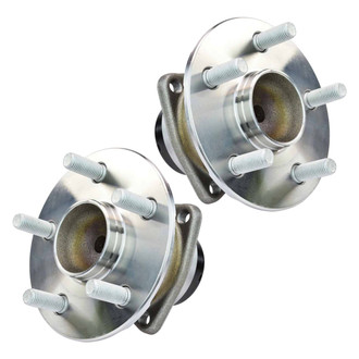 TRQ® - Rear Driver and Passenger Side Wheel Bearing and Hub Assembly Kit