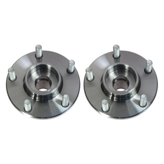 TRQ® - Front Driver and Passenger Side Wheel Bearing and Hub Assembly Kit