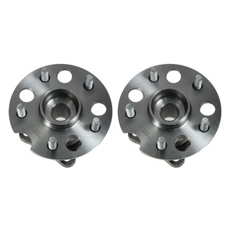 TRQ® - Rear Driver and Passenger Side Wheel Bearing and Hub Assembly Kit