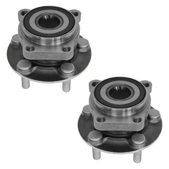 TRQ® - Front Driver and Passenger Side Wheel Bearing and Hub Assembly Kit