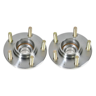 TRQ® - Rear Driver and Passenger Side Wheel Bearing and Hub Assembly Kit