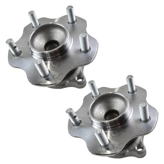 TRQ® - Rear Driver and Passenger Side Wheel Bearing and Hub Assembly Kit