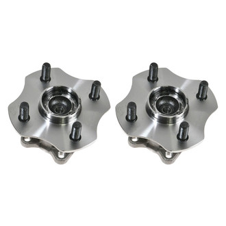 TRQ® - Rear Driver and Passenger Side Wheel Bearing and Hub Assembly Kit