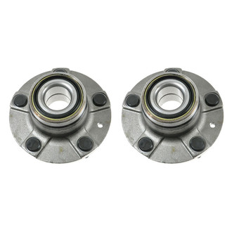 TRQ® - Rear Driver and Passenger Side Wheel Bearing and Hub Assembly Kit