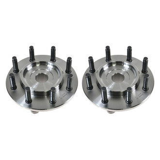 TRQ® - Front Driver and Passenger Side Wheel Bearing and Hub Assembly Kit