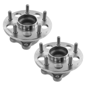 TRQ® - Rear Driver and Passenger Side Wheel Bearing and Hub Assembly Kit