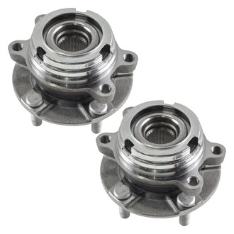 TRQ® - Front Driver and Passenger Side Wheel Bearing and Hub Assembly Kit
