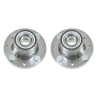 TRQ® - Rear Driver and Passenger Side Wheel Bearing and Hub Assembly Kit