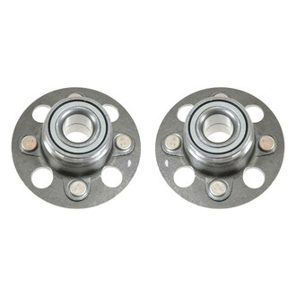 TRQ® - Rear Driver and Passenger Side Wheel Bearing and Hub Assembly Kit