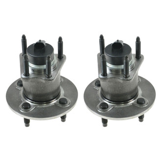 TRQ® - Rear Driver and Passenger Side Wheel Bearing and Hub Assembly Kit
