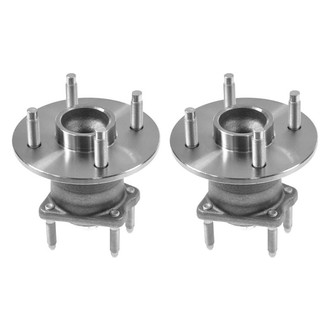 TRQ® - Rear Driver and Passenger Side Wheel Bearing and Hub Assembly Kit