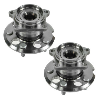TRQ® - Rear Driver and Passenger Side Wheel Bearing and Hub Assembly Kit