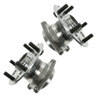 TRQ® - Rear Driver and Passenger Side Wheel Bearing and Hub Assembly Kit