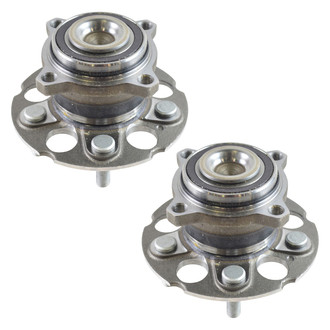 TRQ® - Rear Driver and Passenger Side Wheel Bearing and Hub Assembly Kit