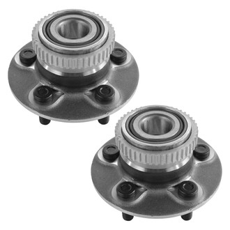 TRQ® - Rear Driver and Passenger Side Wheel Bearing and Hub Assembly Kit