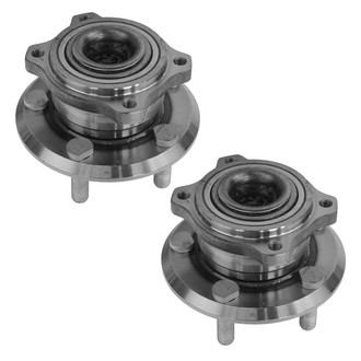 TRQ® - Front Driver and Passenger Side Wheel Bearing and Hub Assembly Kit